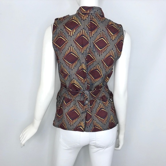 Elvenses {Anthropologie} Geo Safari Print Vest - Picture 8 of 9